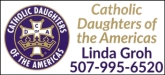 Catholic Daughters Of America Sponsorship Banner