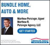Matthew R. Petsinger Agency, Llc American Family Insurance Tall Sponsorship Banner